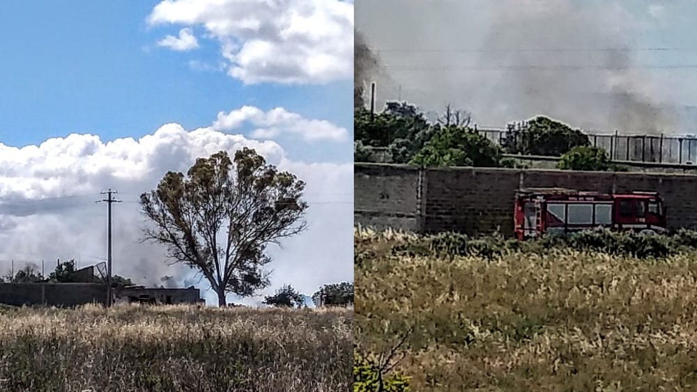 Zjarr në Japigia, flakët dhe tymi pushtojnë zonën