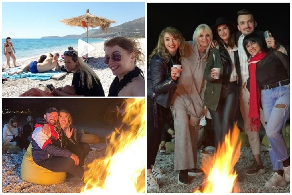 VIP-at shqiptarë nuk pyesin për koronavirusin, me bikini në plazhet e Jugut e duke festuar pranë zjarrit