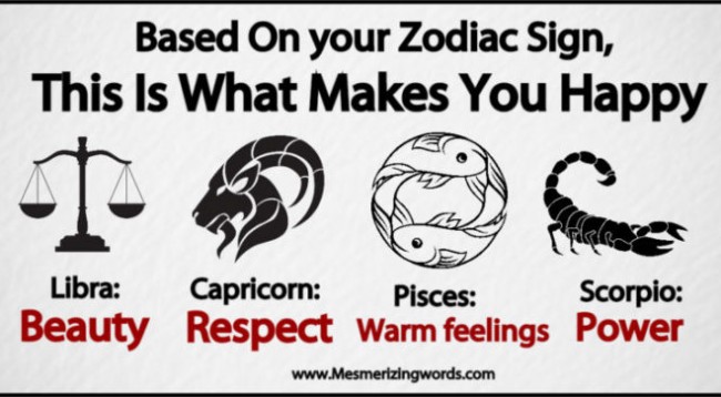 Ja çfarë e bën çdo shenjë të zodiakut të lumtur