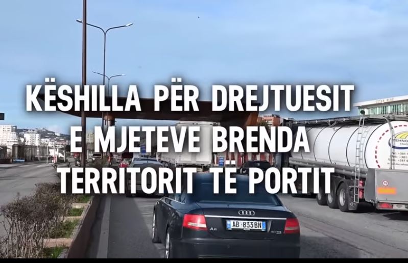 Qarkullimi  brenda Portit të Durrësit, APD: Respektoni rregullat rrugore